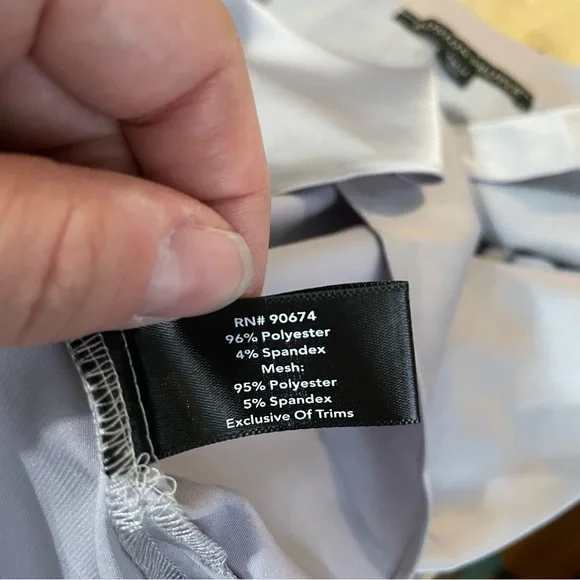 Boston Proper Nikki V-Neck Charmeuse Blouse in Silver Size 14 - Picture 7 of 8